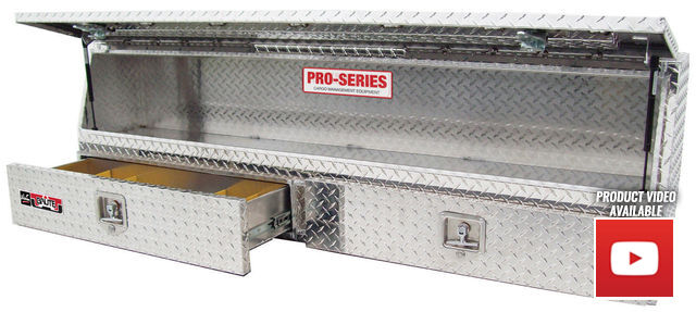 Brute TopSider Bed Rail Mount Angled Profile Tool Boxes