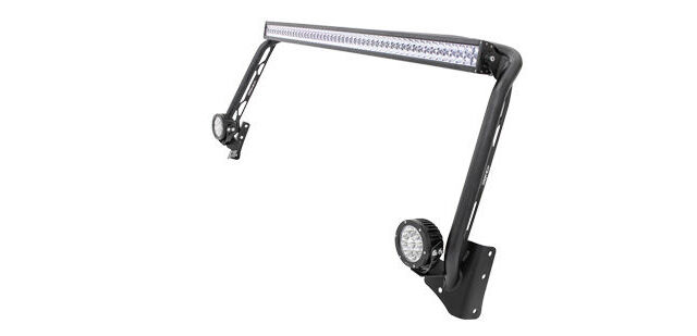 Jeep Wrangler Overhead LED Light Bar Hoop