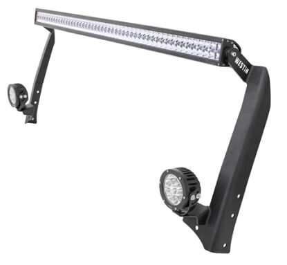 Jeep Wrangler Full Pillar LED Light Bar Mount