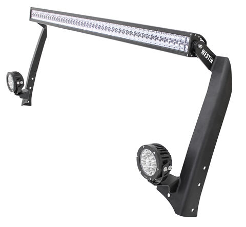 Jeep Wrangler Full Pillar LED Light Bar Mount