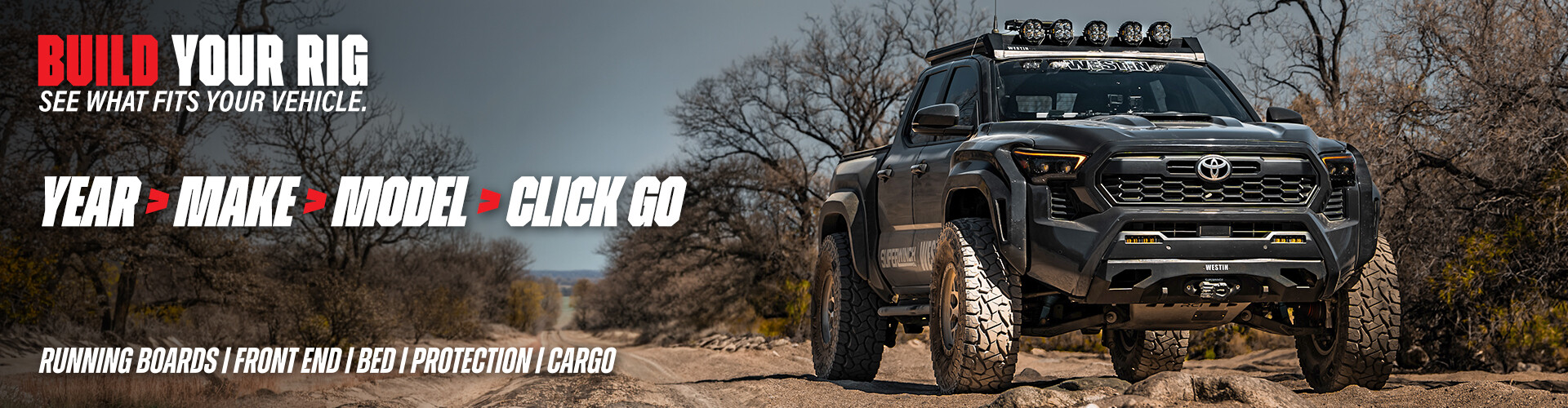 Westin Automotive - Build Your Rig Banner