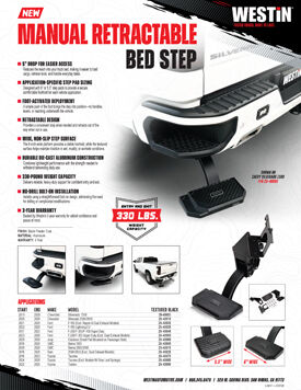 Manual Retractable Bed Step