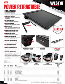 Power Retractable Tonneau Cover
