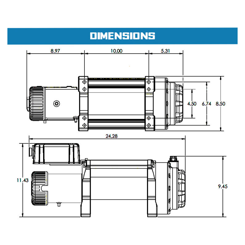 Tiger Shark 18000 Winch