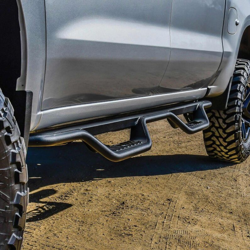 thumbnail image 2 of DTM Die-Cast Aluminum Nerf Side Step Bars – Silver Texture Coated, Universal Fit For SUV/Truck Pickup, 2-Piece Set 2 of 5