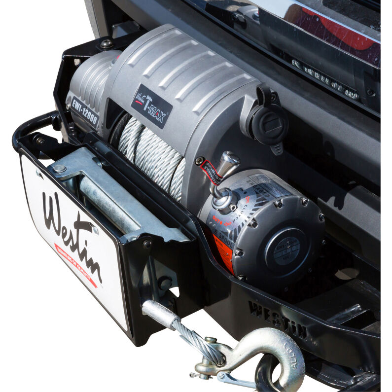 Winch Mount License Plate Re-locator