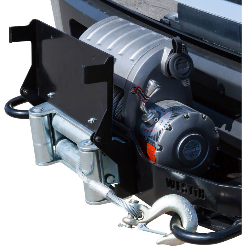 Winch Mount License Plate Re-locator