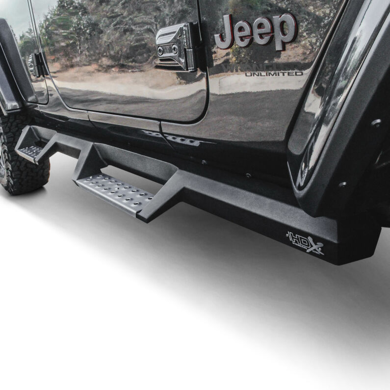 HDX Stainless Drop Nerf Step Bars