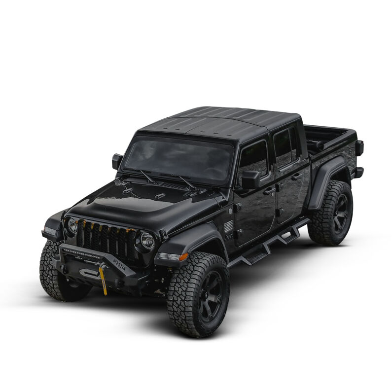 WJ2 Stubby Front Bumper w/LED Light Bar Mount