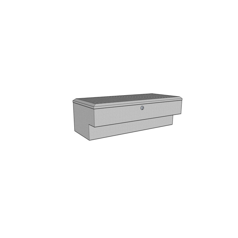 Brute LoSider Side Rail Tool Box
