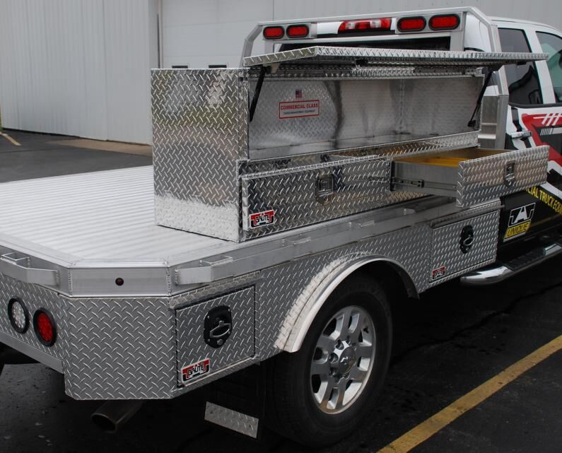 Brute High Cap 96in Stake Bed Contractor Box