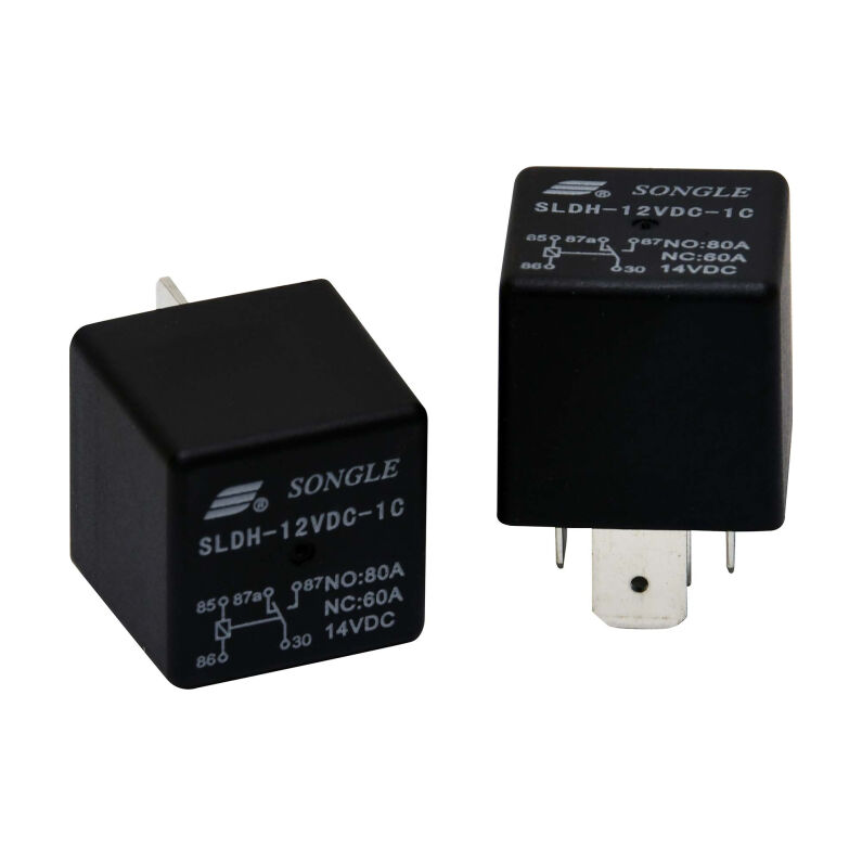 Repl 80A SPDT 5-Pin Relay 2-Pack