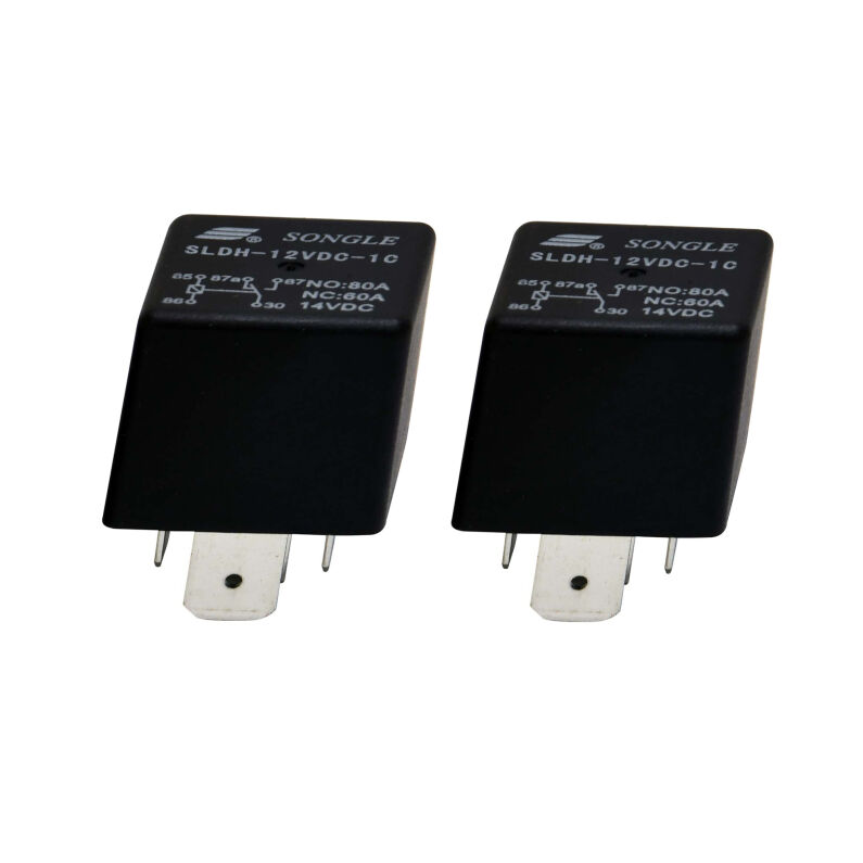 Repl 80A SPDT 5-Pin Relay 2-Pack