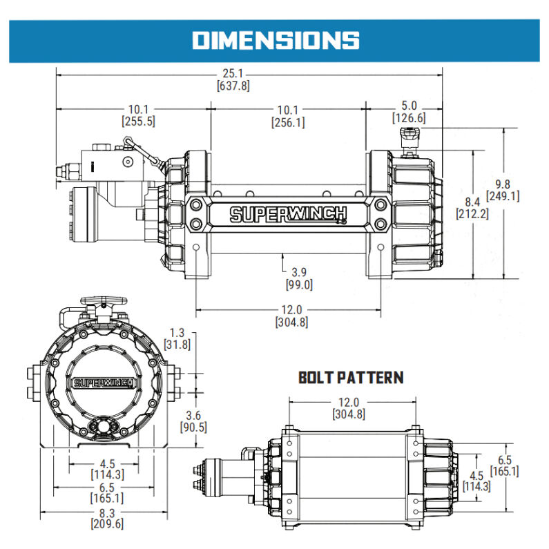 SI 10000 Hydraulic Winch