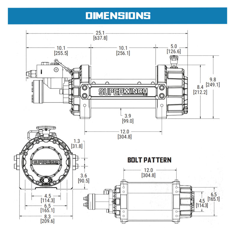 SI 12000 Hydraulic Winch