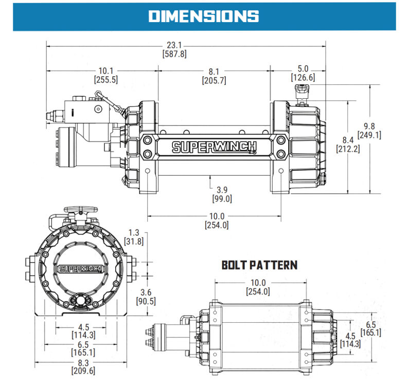 SI 8000 Hydraulic Winch