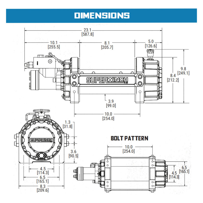 SI 10000 Hydraulic Winch