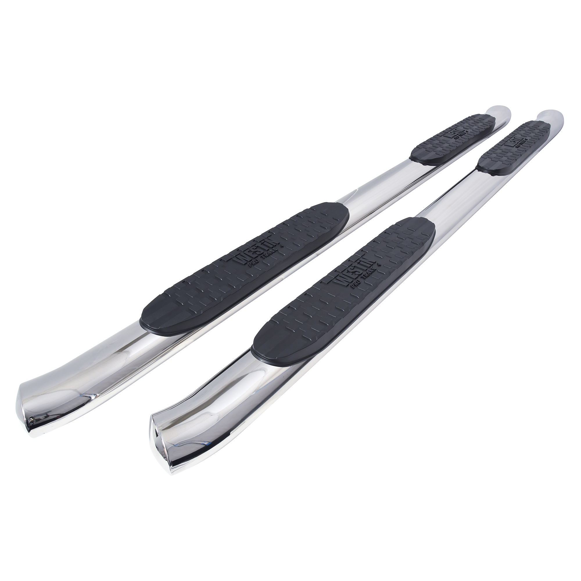 PRO TRAXX 4 Oval Nerf Bars Polished Stainless Steel | #21-22770