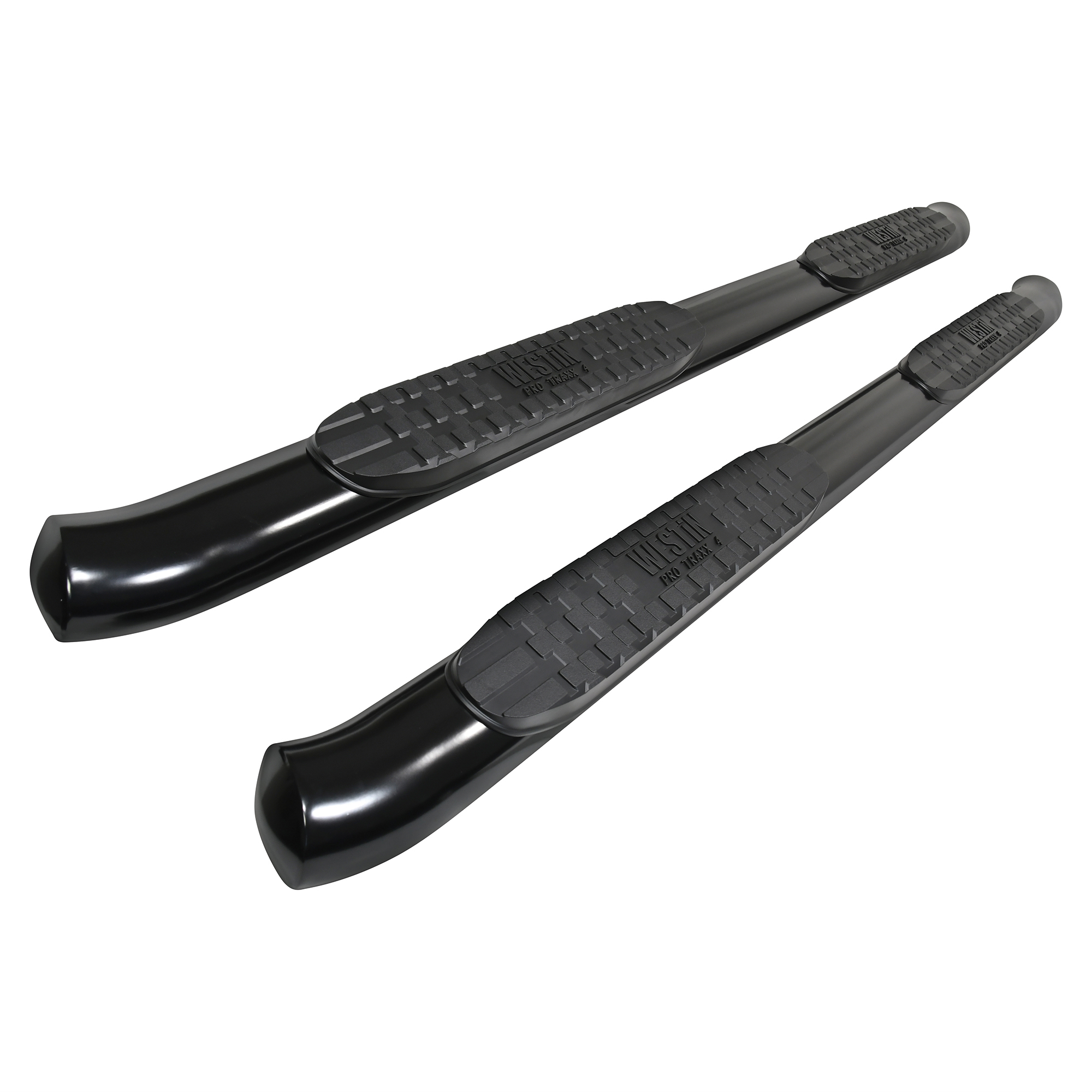 PRO TRAXX 4 Oval Nerf Bars Black Steel | #21-24225 | Westin