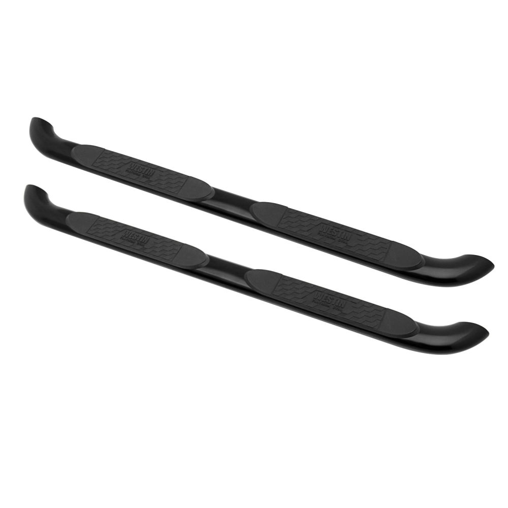 Platinum 4 Oval Nerf Bars Black Steel | #21-3585 | Westin