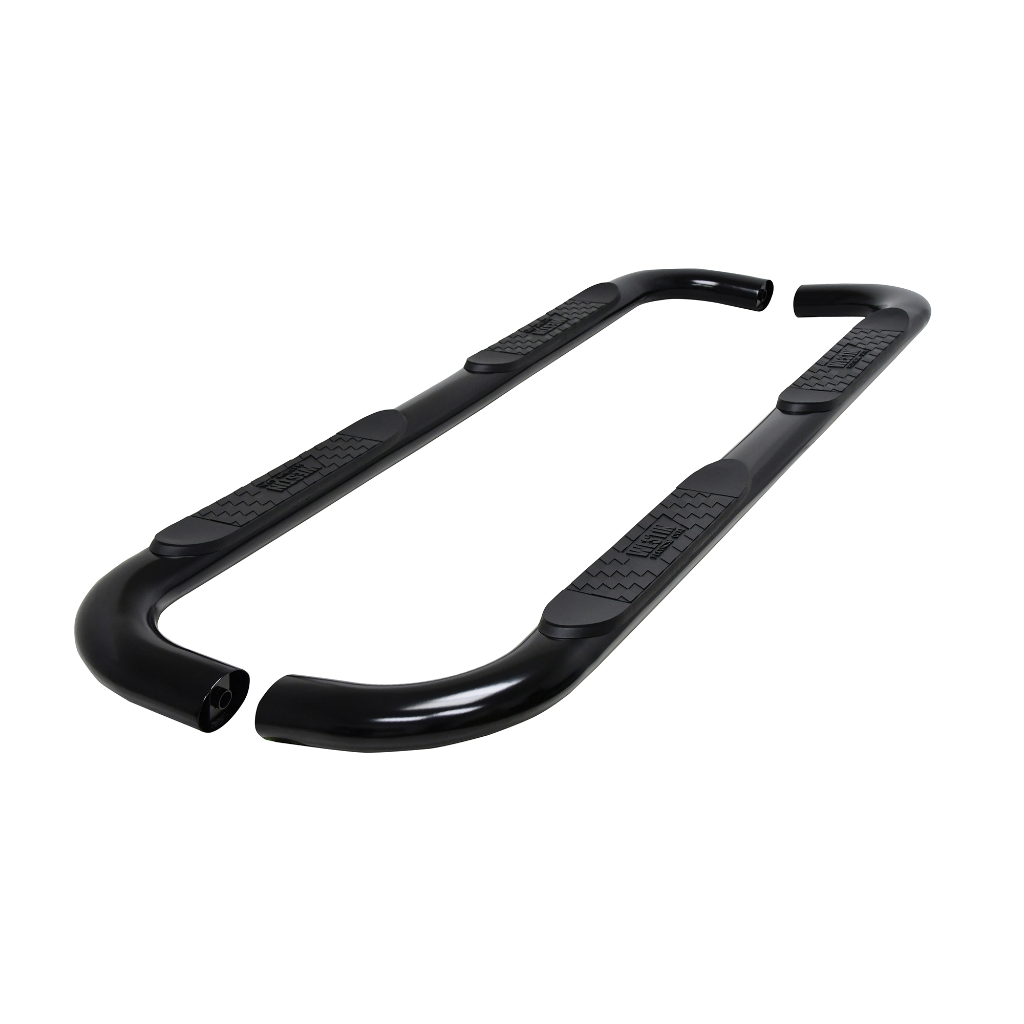 Platinum 4 Oval Nerf Bars Black Steel | #21-4125 | Westin