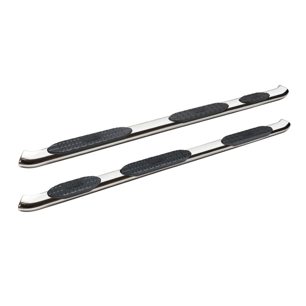 PRO TRAXX 5 Oval Wheel to Wheel Nerf Bars Polished Stainless Steel