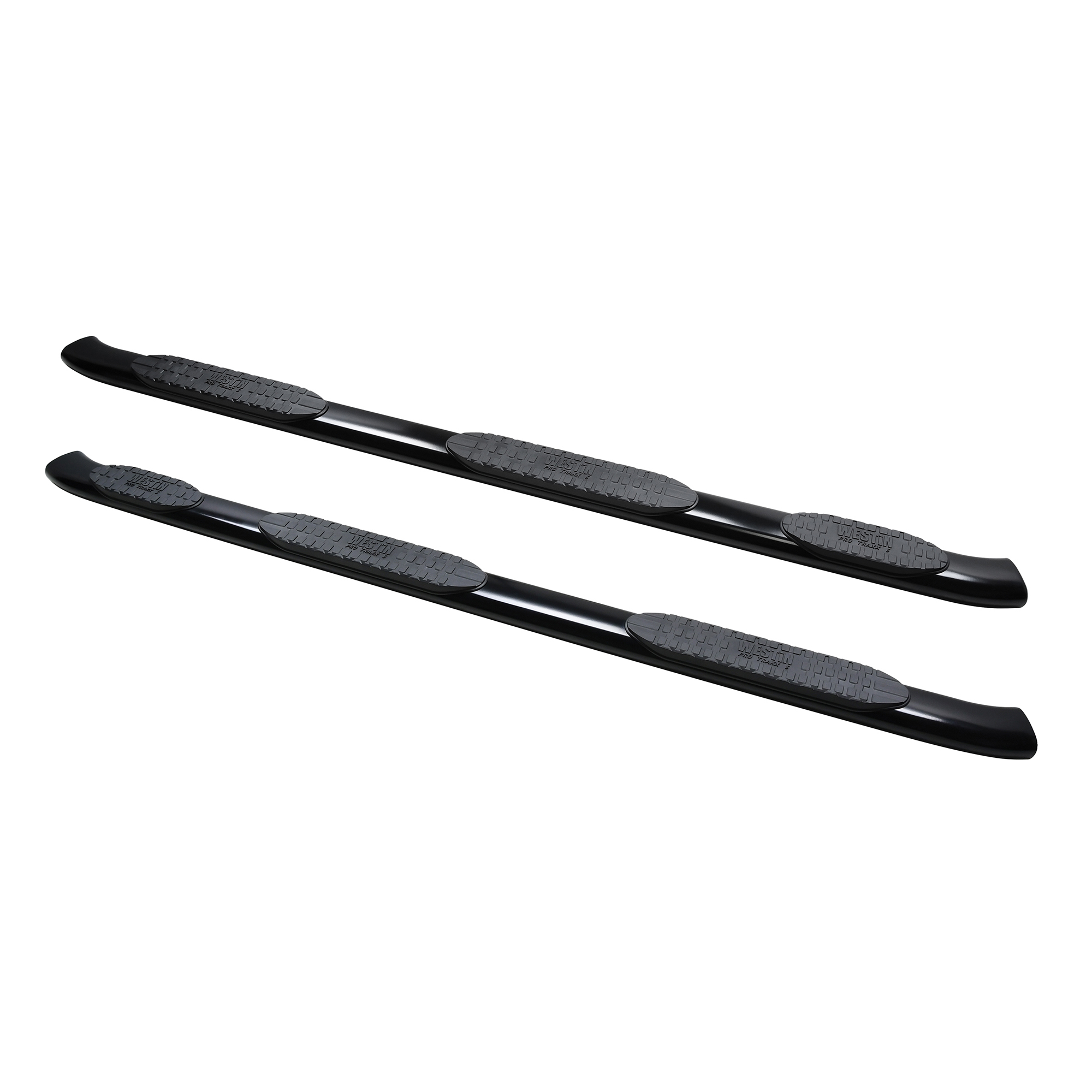PRO TRAXX 5 Oval Wheel to Wheel Nerf Bars Black Steel | #21-534705
