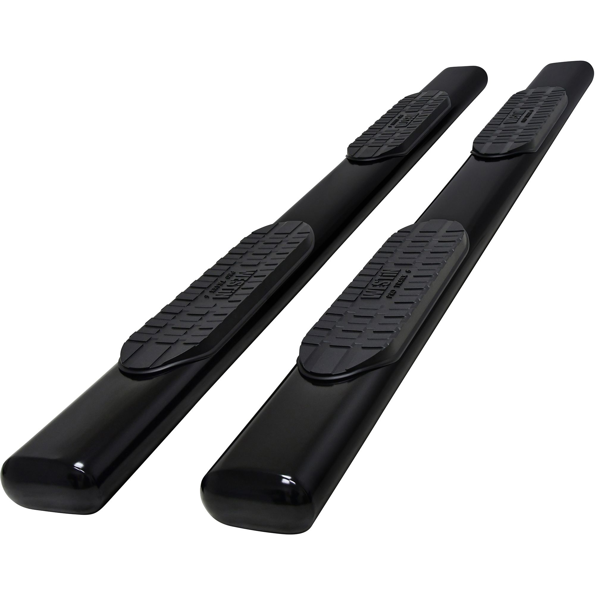 PRO TRAXX 6 Oval Nerf Bars Black Steel | #21-64135 | Westin