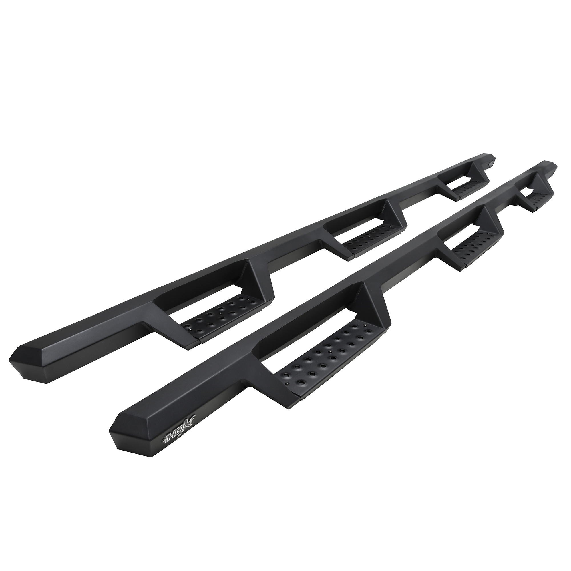 HDX Drop Wheel to Wheel Nerf Bars Textured Black Steel | #56